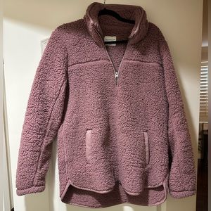 Purple Sherpa Half Zip (Like New!)